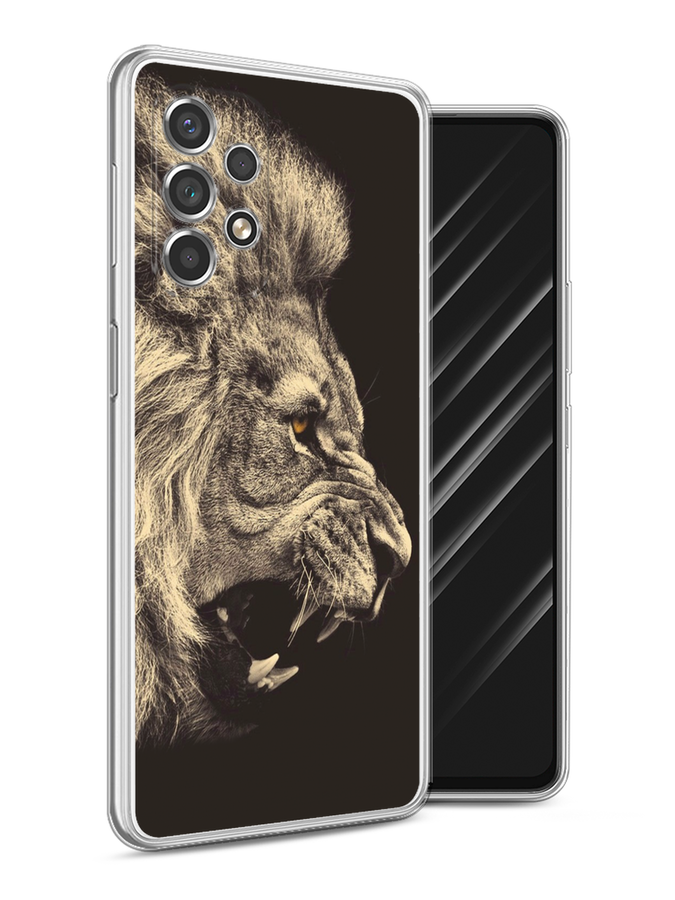 

Чехол Awog на Samsung Galaxy A53 / Самсунг A53 "Львиный рык 2", Бежевый;черный, 2104550-1