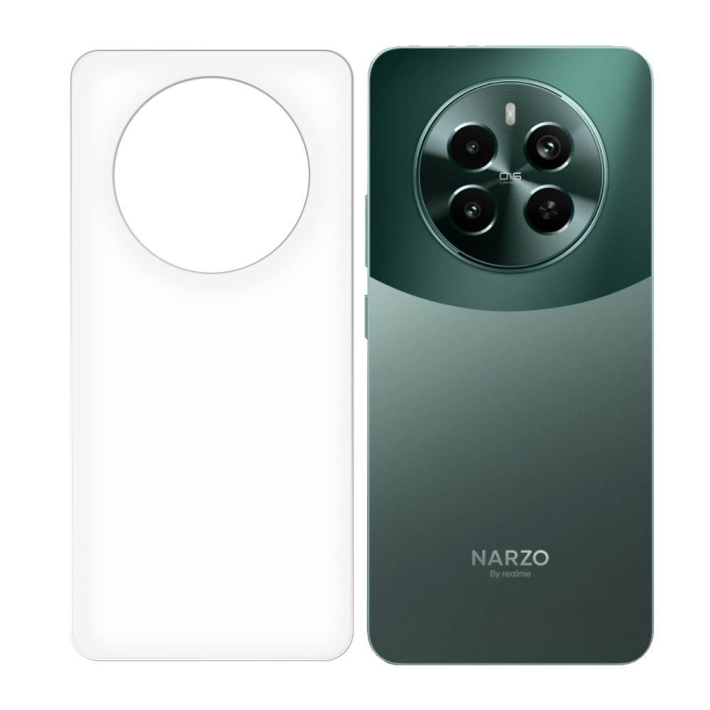 

Стекло защитное гибридное Krutoff для Realme Narzo 70 Pro задняя сторона