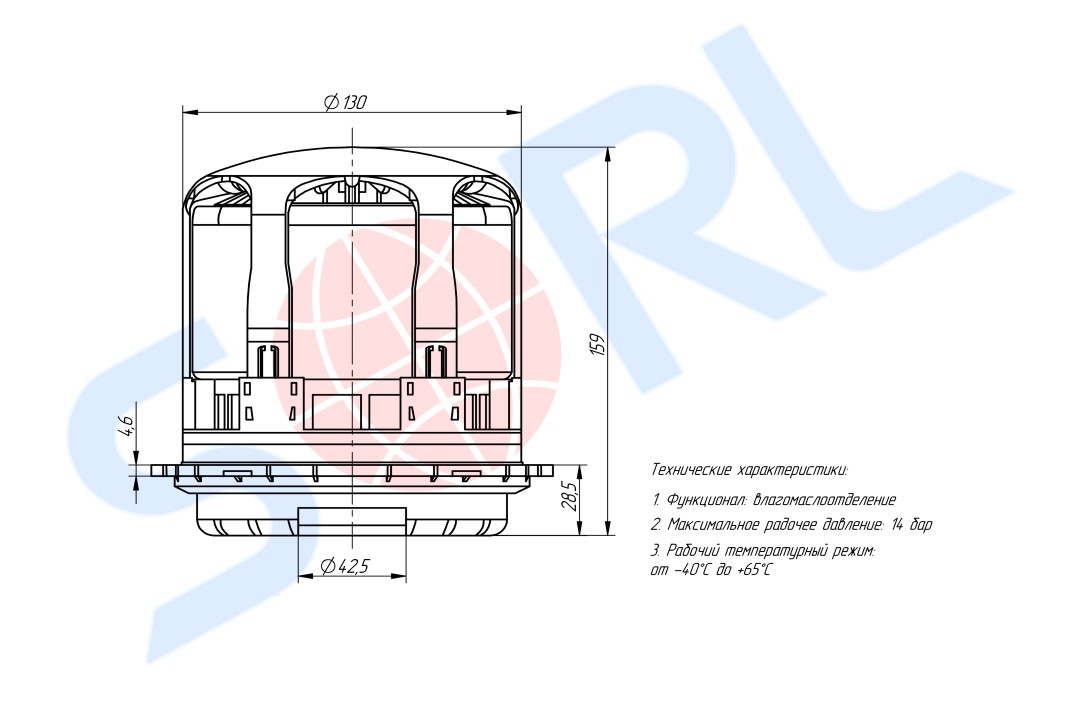 Фильтр Осушителя Volvo Fh Renault Premium Картридж Sorl SORL 35110390019