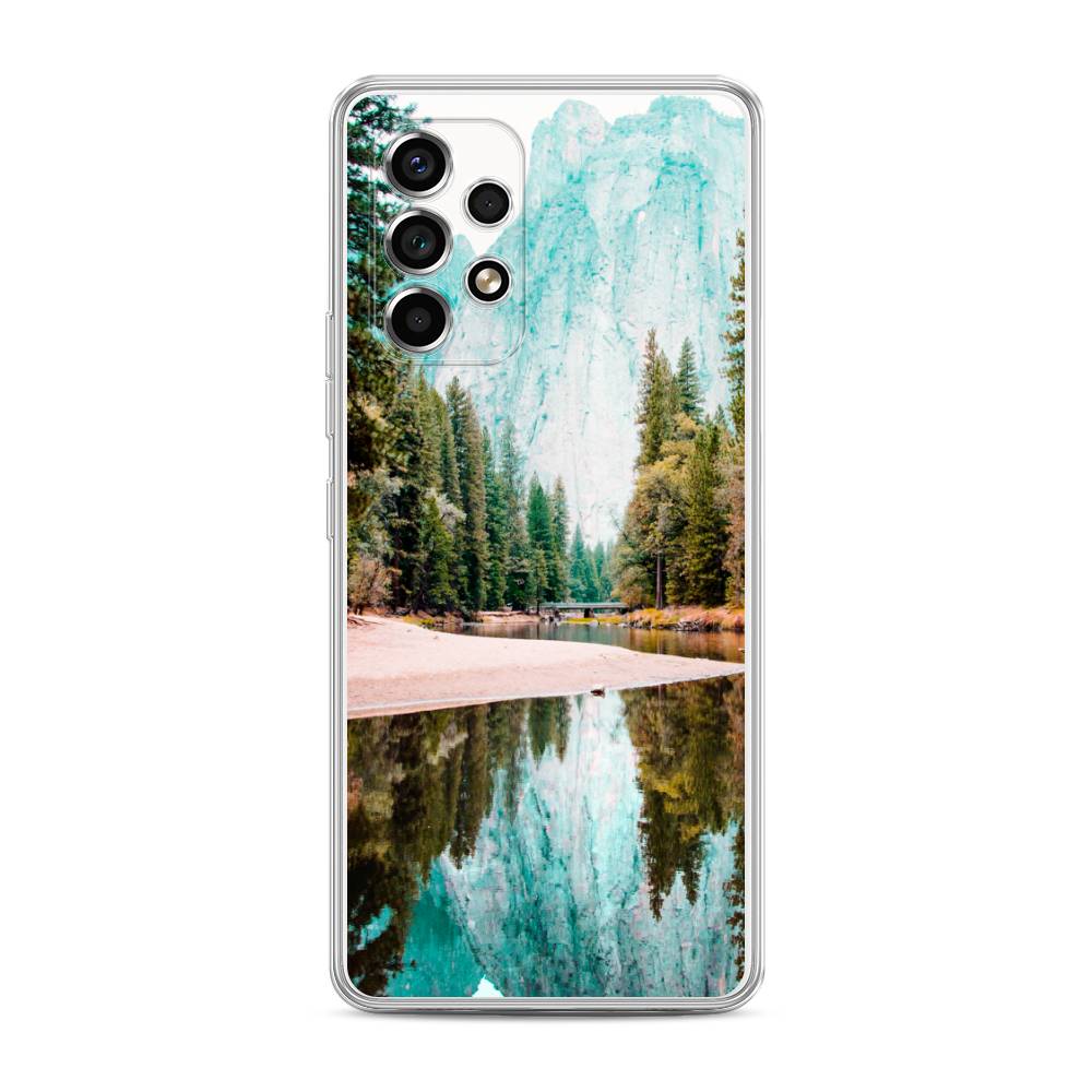 

Чехол Awog на Samsung Galaxy A53 / Самсунг A53 "Горы 11", Зеленый;голубой, 2104550-4