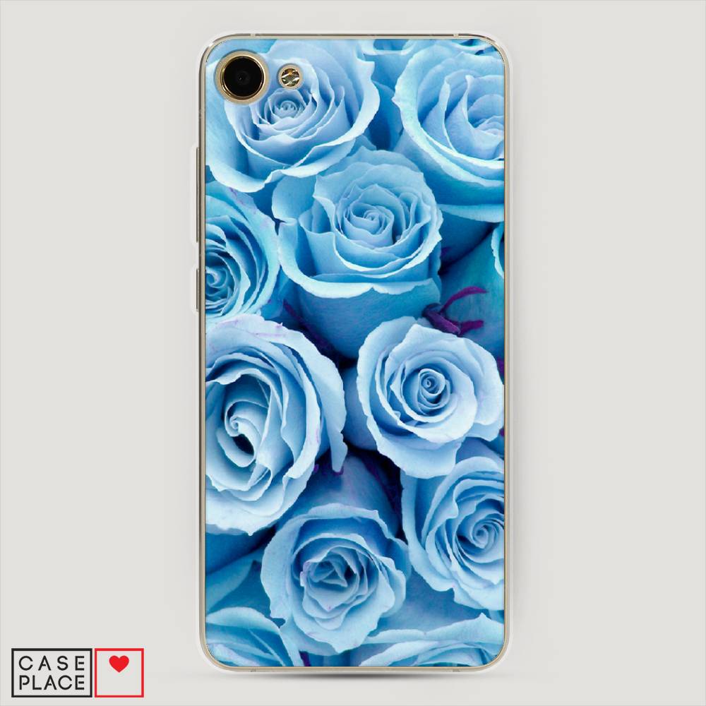 

Чехол Awog на Meizu U10 "Лазурные розы", Голубой, 71250-8
