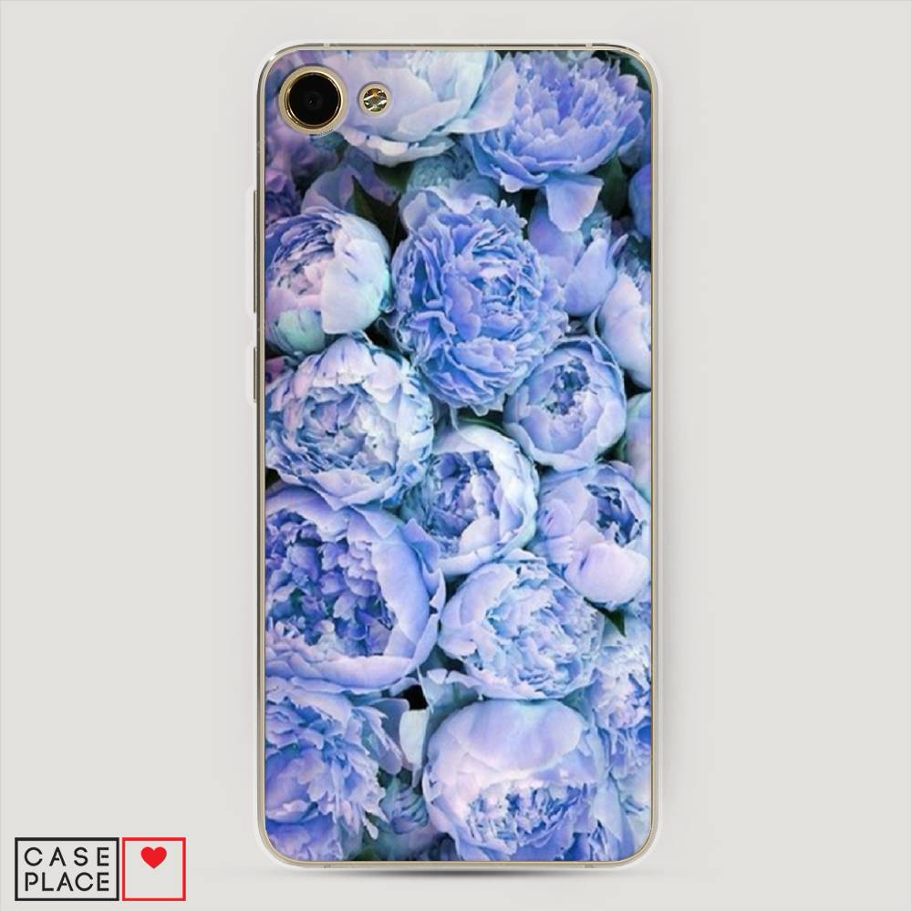

Чехол Awog на Meizu U10 "Пионы голубые", Голубой, 71250-8
