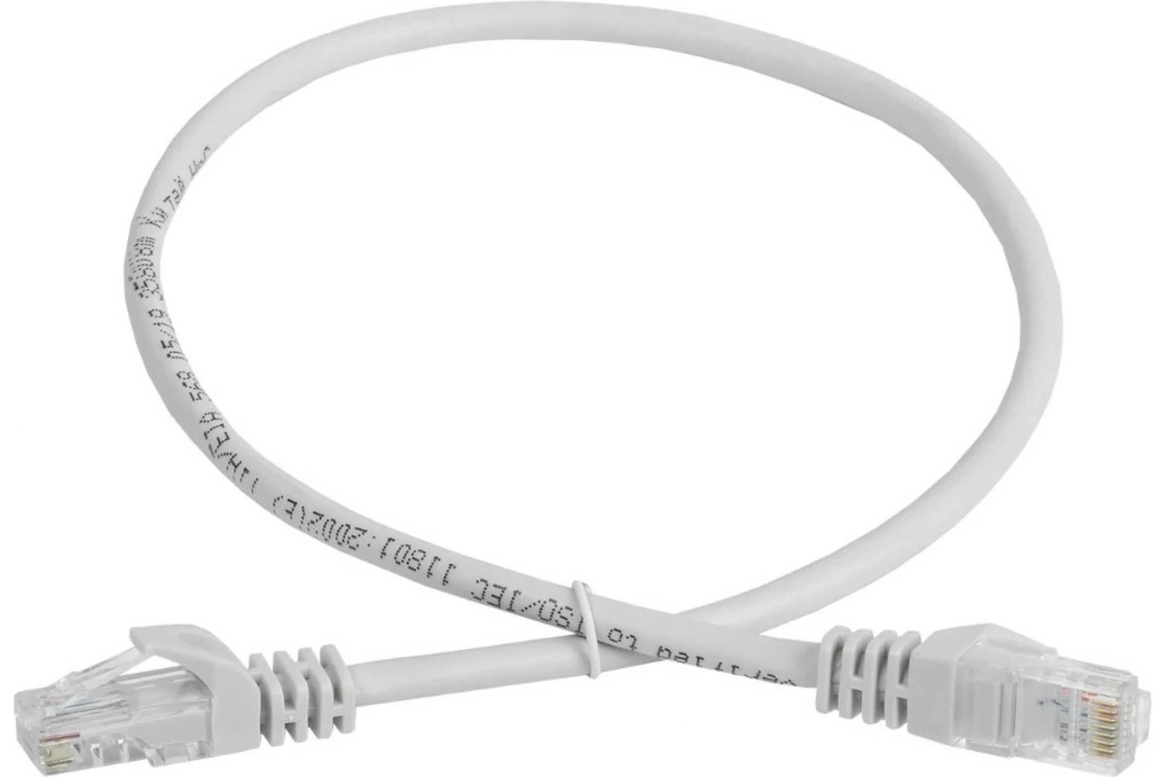 

Патч-корд IEK RJ45 вилка - RJ45 вилка RJ 45 1м PC01-C5EU-1M-G, Серый, PC01-C5EU-1M-G