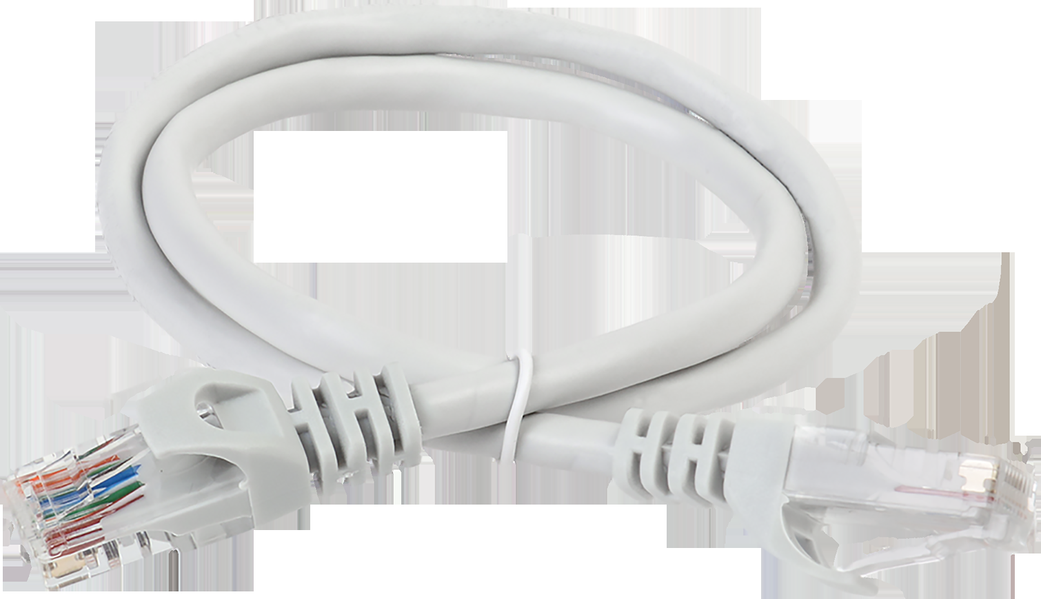 Патч-корд IEK RJ45 (вилка) - RJ45 (вилка) RJ 45 0.5м (PC01-C5EU-05M-G)