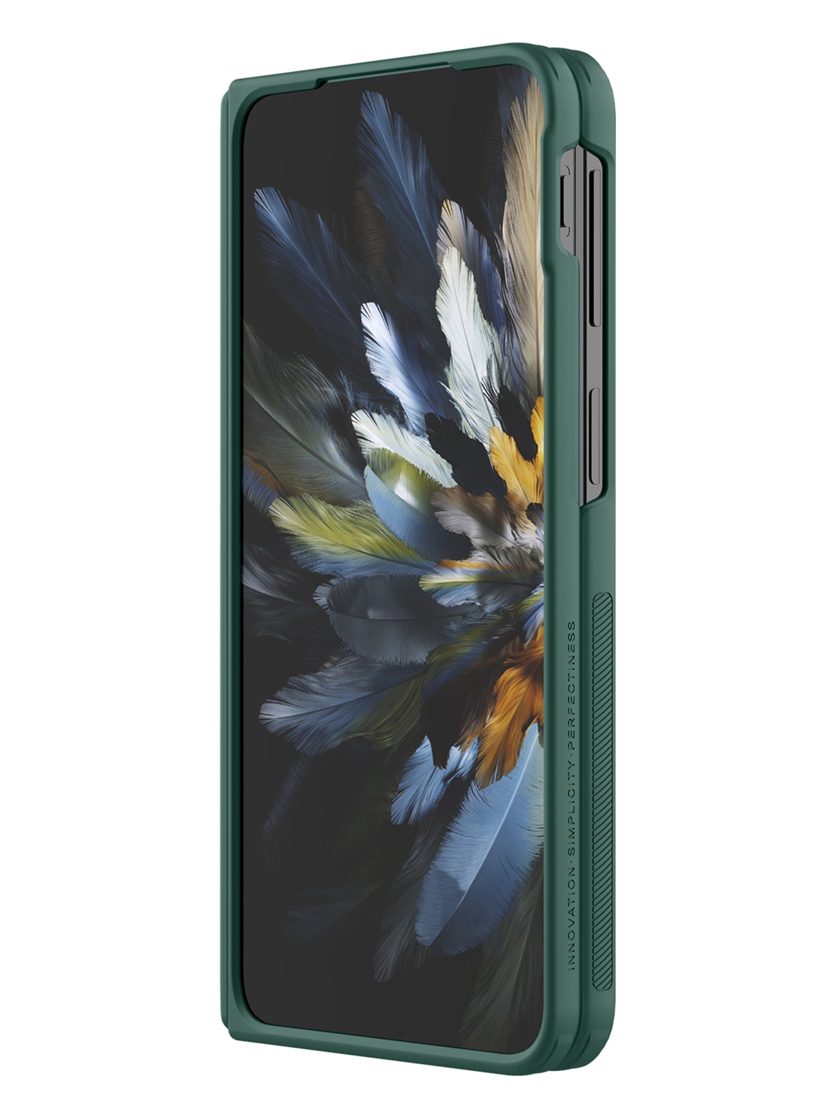 

Чехол Nillkin Super Frosted Shield ProP для OPPO Find N3 с защитой камеры, зеленый, Super Frosted Shield ProP