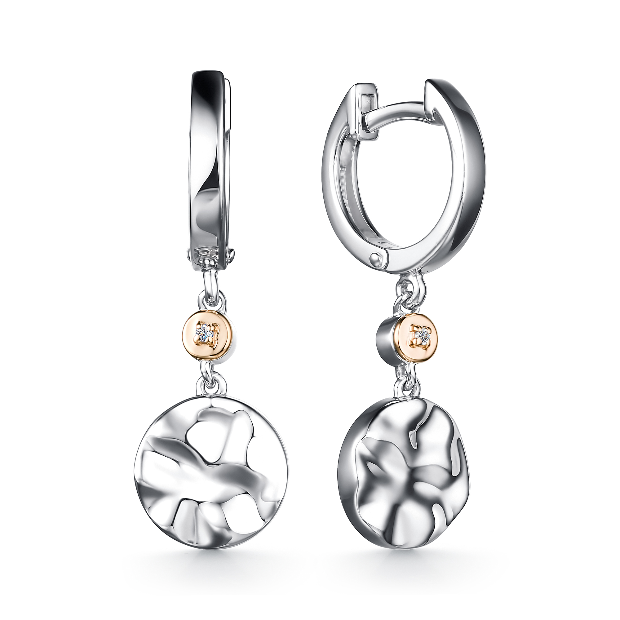 

Серьги из серебра с бриллиантом АЛЬКОР 02-2102/000Б-00, 02-2102/000Б-00