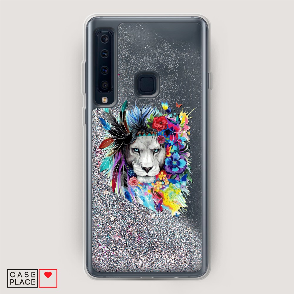 

Жидкий чехол с блестками "Звездный единорог" на Samsung Galaxy A91