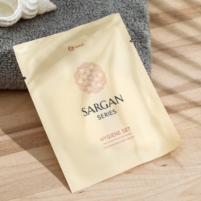 

Набор гигиенический Sargan (ватные палочки, диски и пилочка для ногтей)