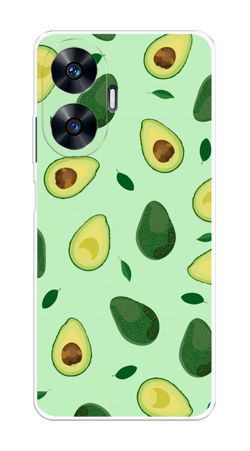 

Чехол Homey на Realme C55 "Blue avocado", Коричневый;зеленый, 2513850-1