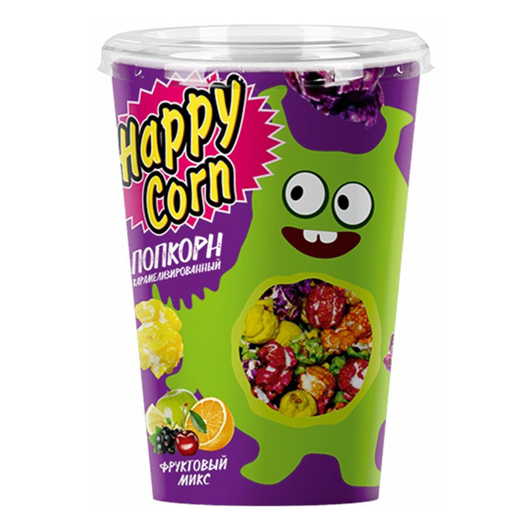 Попкорн Happy Corn Фруктовый микс 100 г