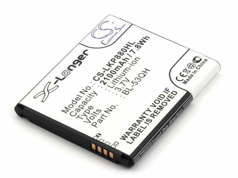 

Аккумуляторная батарея для LG P765 Optimus L9, P880 Optimus 4X HD (BL-53QH)
