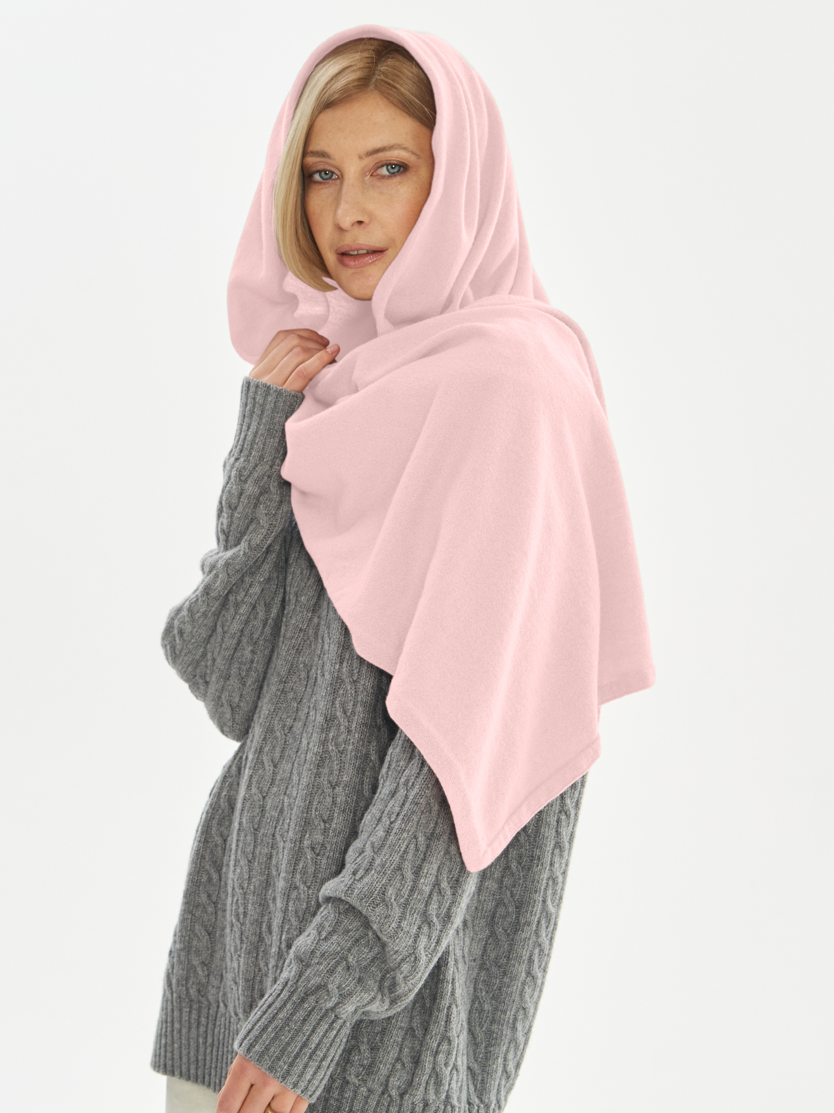

Шарф женский BonnyWool BW00170-2 розовый, 57х210 см, BW00170-2