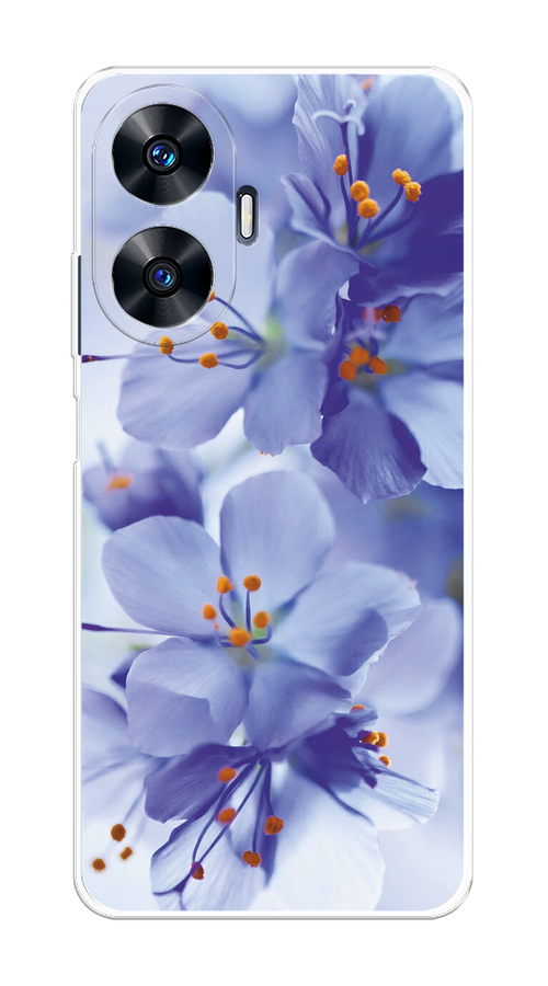 

Чехол Homey на Realme C55 "Фиолетовые цветки"", Фиолетовый;синий, 2513850-1