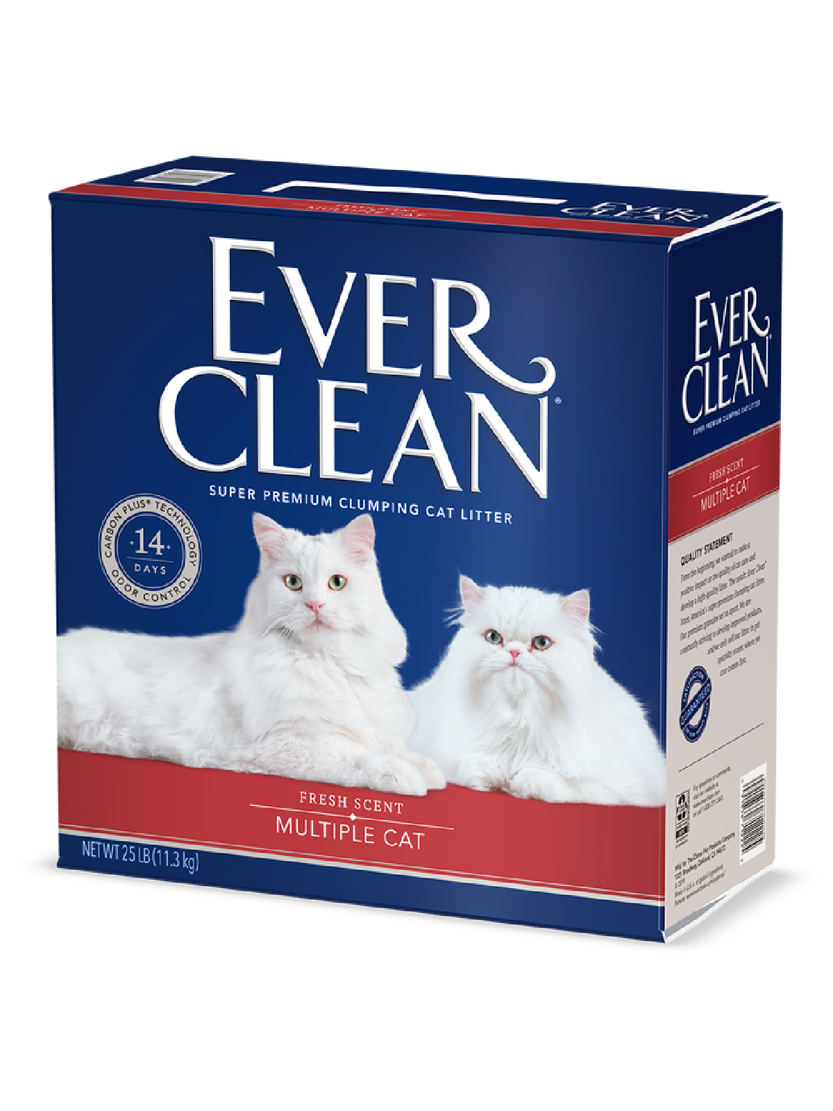 Комкующийся наполнитель Ever Clean Multiple Cat для нескольких кошек 11,3 кг