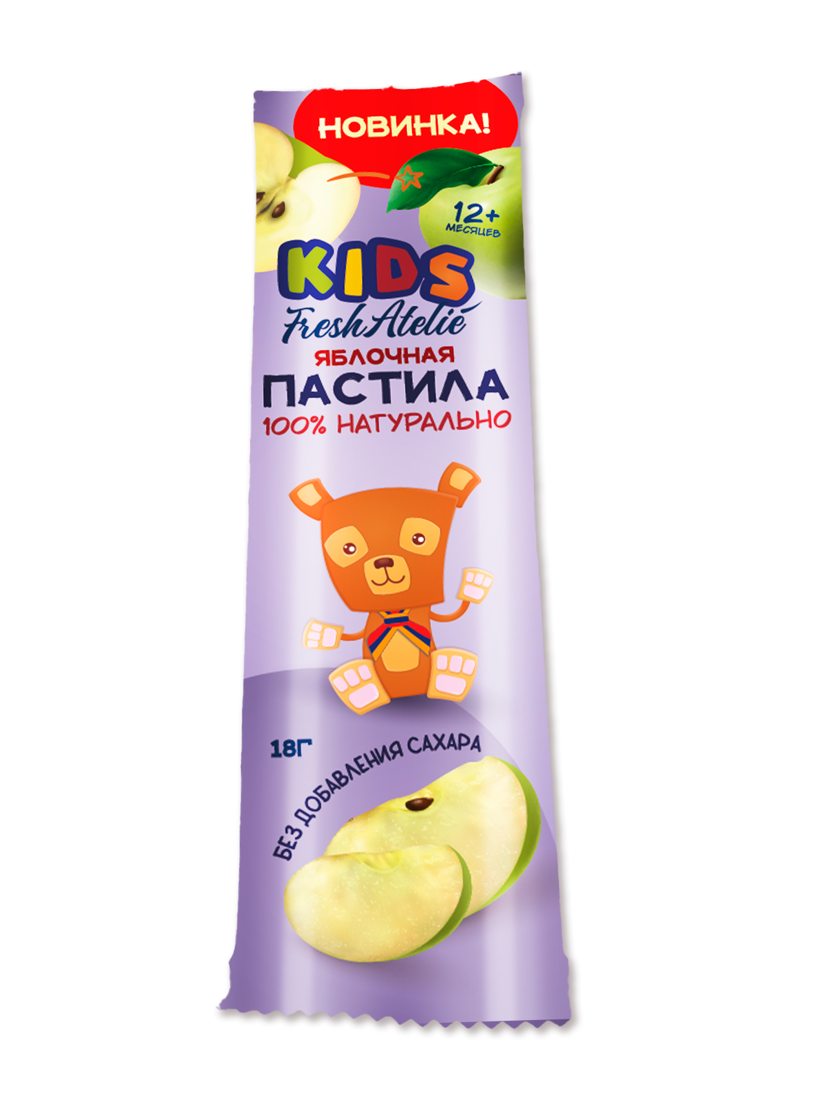 Пастила Fresh Atelie Kids яблочная пастилки 18 г