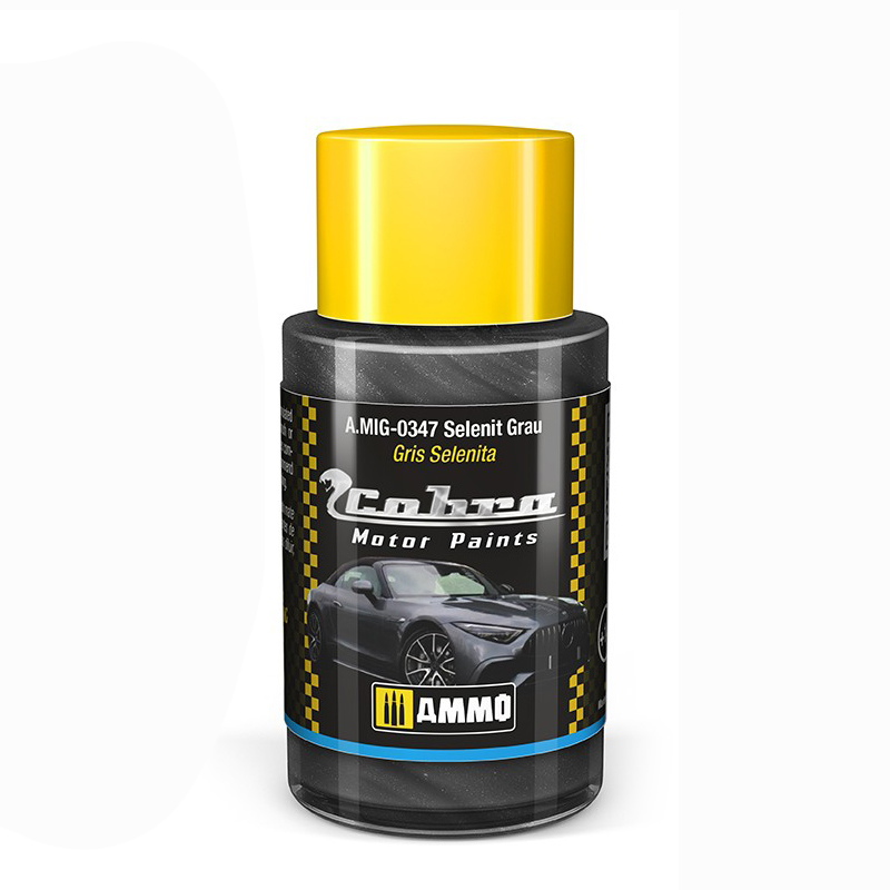 

Акриловая краска Ammo Mig Cobra Motor Серый селенит AMIG0347