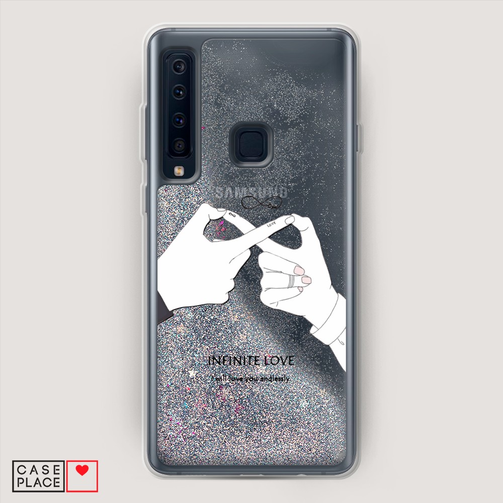 

Жидкий чехол с блестками "Звездный единорог" на Samsung Galaxy A91