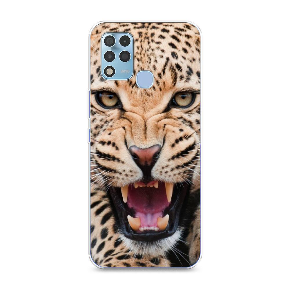 

Чехол для Infinix Hot 11 G37 "Леопард 3d", Бежевый;черный, 3102150-6