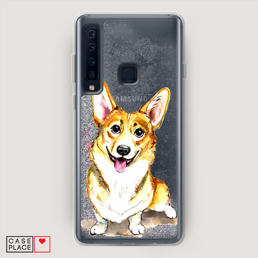 

Жидкий чехол с блестками "Звездный единорог" на Samsung Galaxy A91