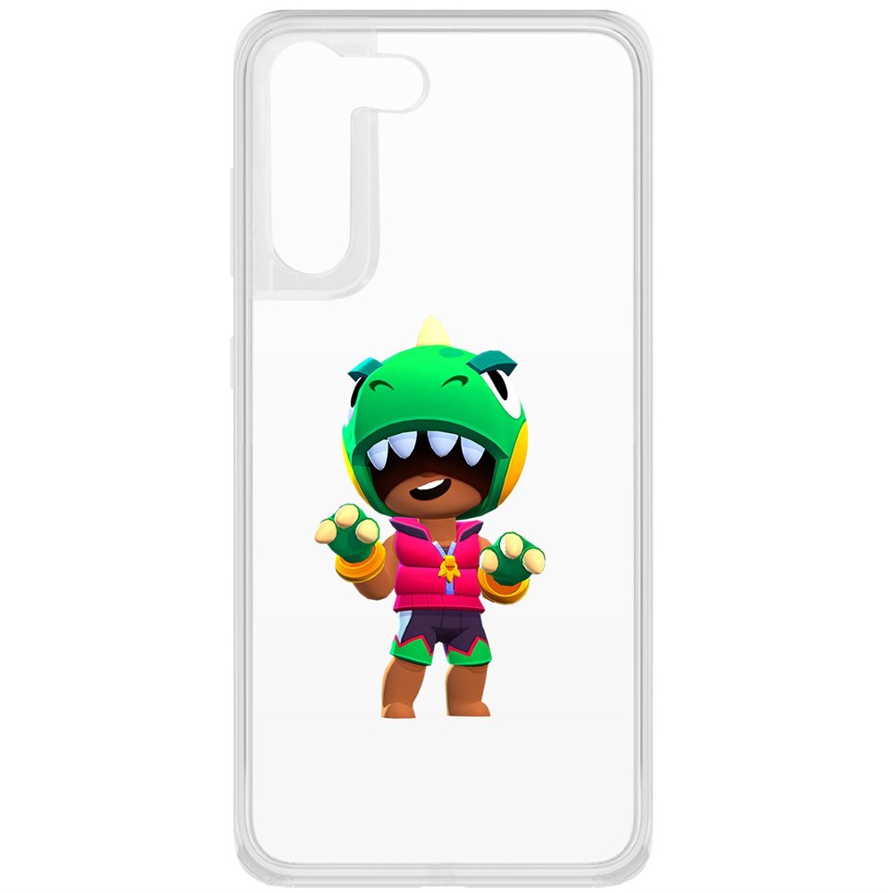 

Чехол-накладка Brawl Stars-Дино Леон для Samsung Galaxy S21 FE 5G, Прозрачный
