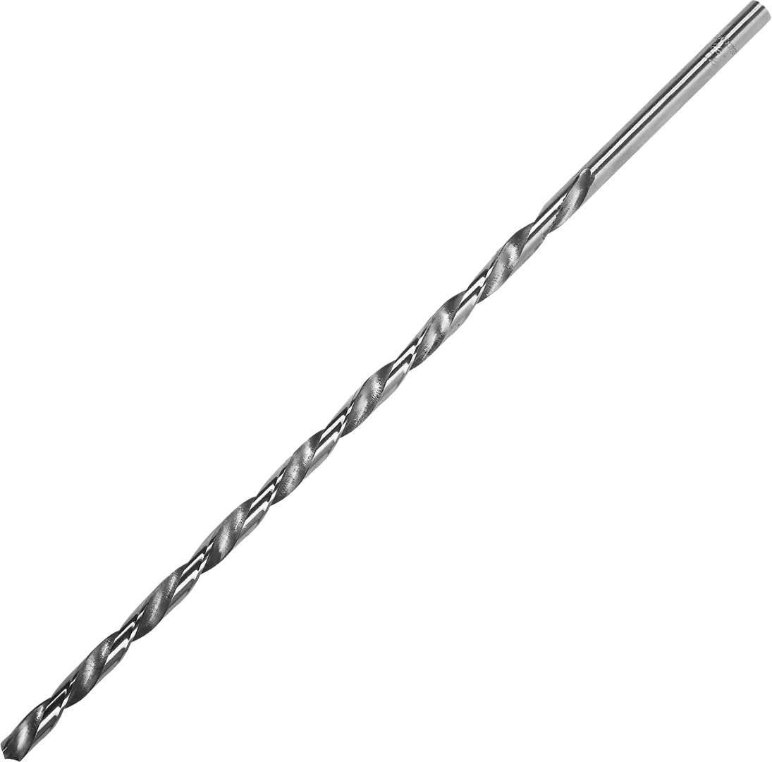 Сверло спиральное по металлу удлиненное HSS Vertextools 8x300 мм