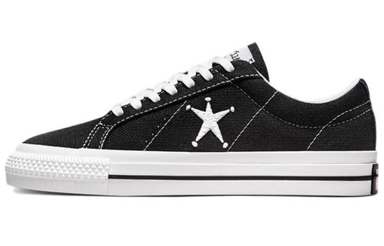 

Кеды унисекс Converse Stussy One Star черные 38 EU, Черный, Stussy x Converse One Star