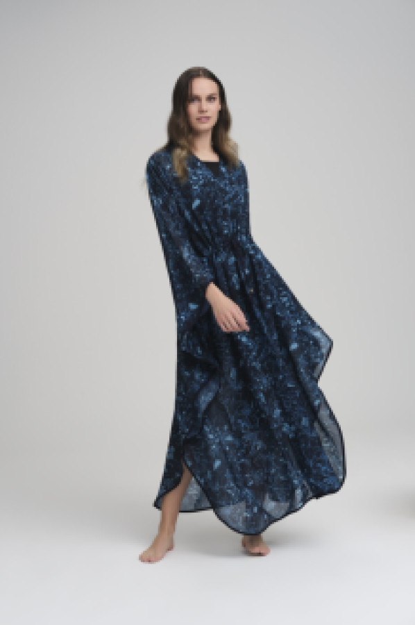 

Пляжная туника женская Hasema 2417 синяя L/XL (доставка из-за рубежа), 2417