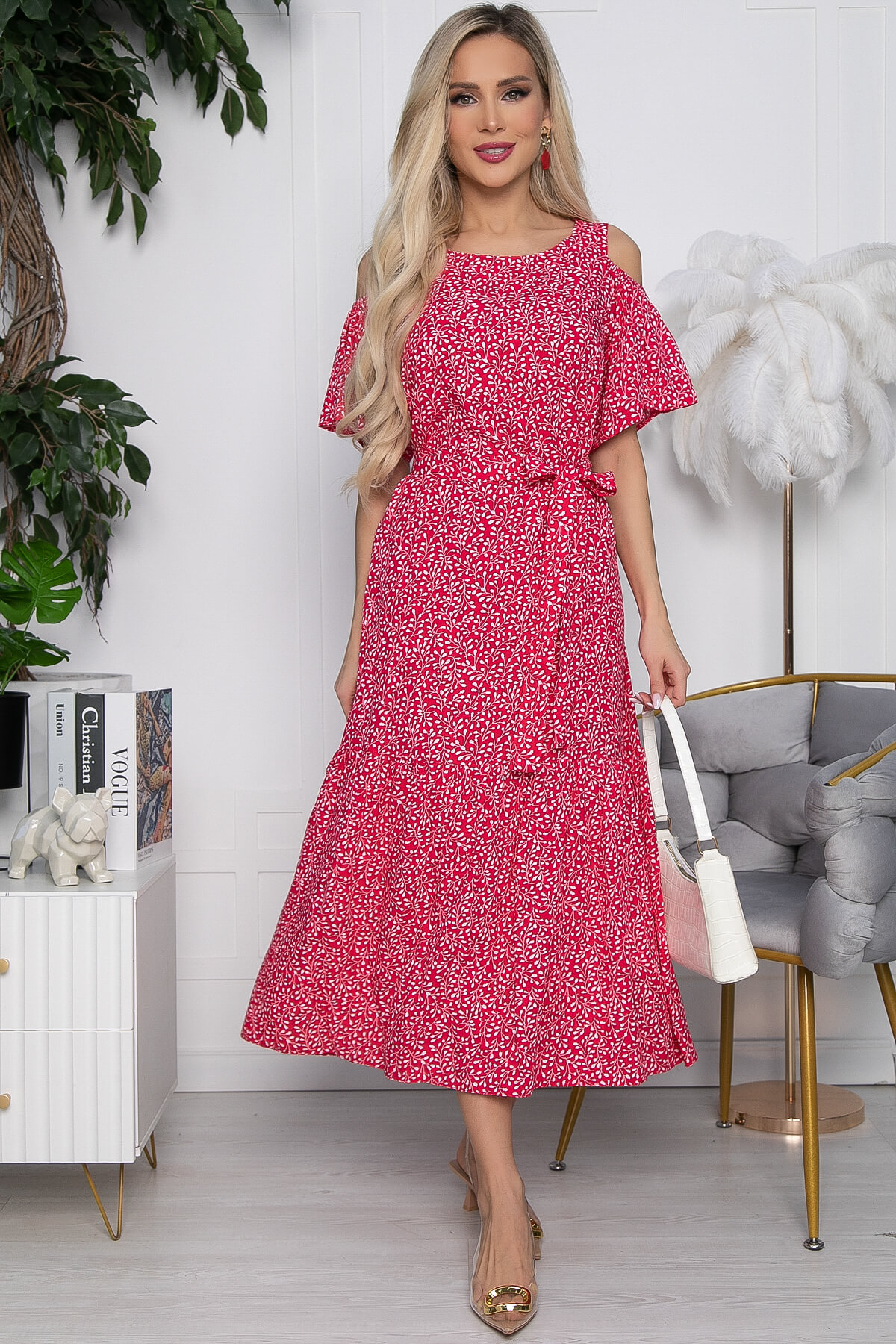 

Платье женское LT Collection Марианна красное 50 RU, Красный, Марианна