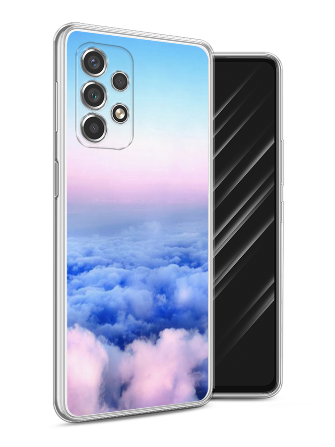 

Чехол Awog на Samsung Galaxy A53 / Самсунг A53 "Облака", Голубой;розовый, 2104550-4