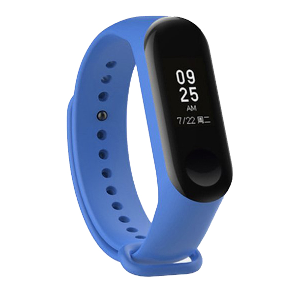 Ремешок Xiaomi Mi Band 3, Mi Band 4 силиконовый <светло-синий>