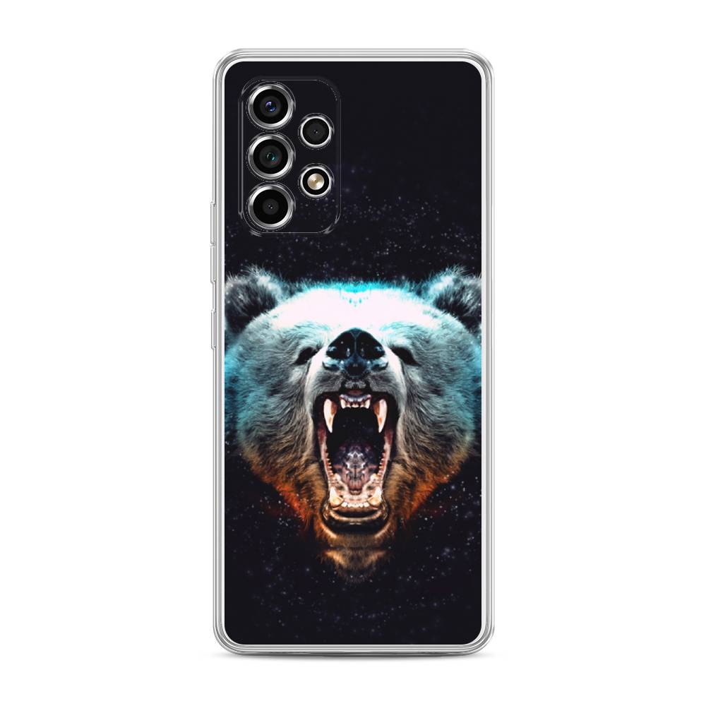 

Чехол Awog на Samsung Galaxy A53 / Самсунг A53 "Медведь", Коричневый;голубой;черный, 2104550-2
