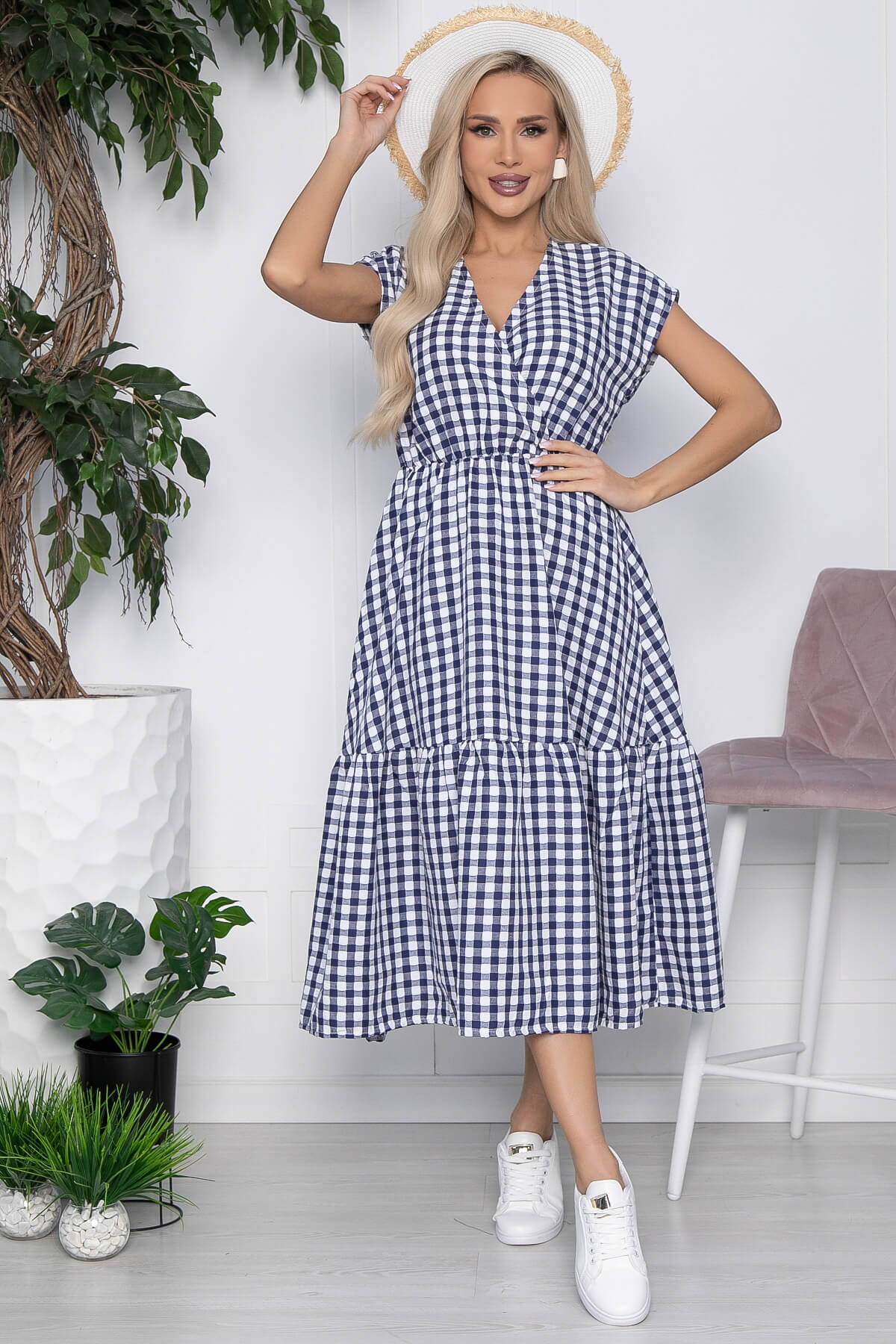 

Платье женское LT Collection Коста-Рика синее 48 RU, Синий, Коста-Рика