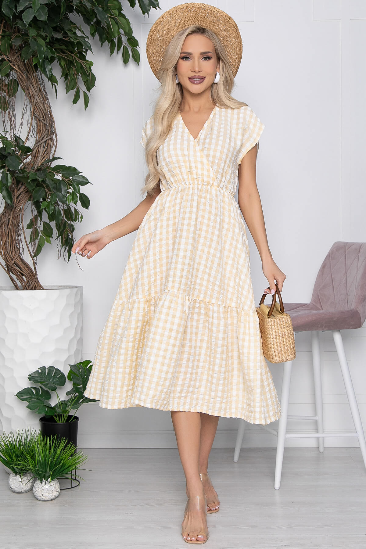 

Платье женское LT Collection Коста-Рика желтое 52 RU, Желтый, Коста-Рика
