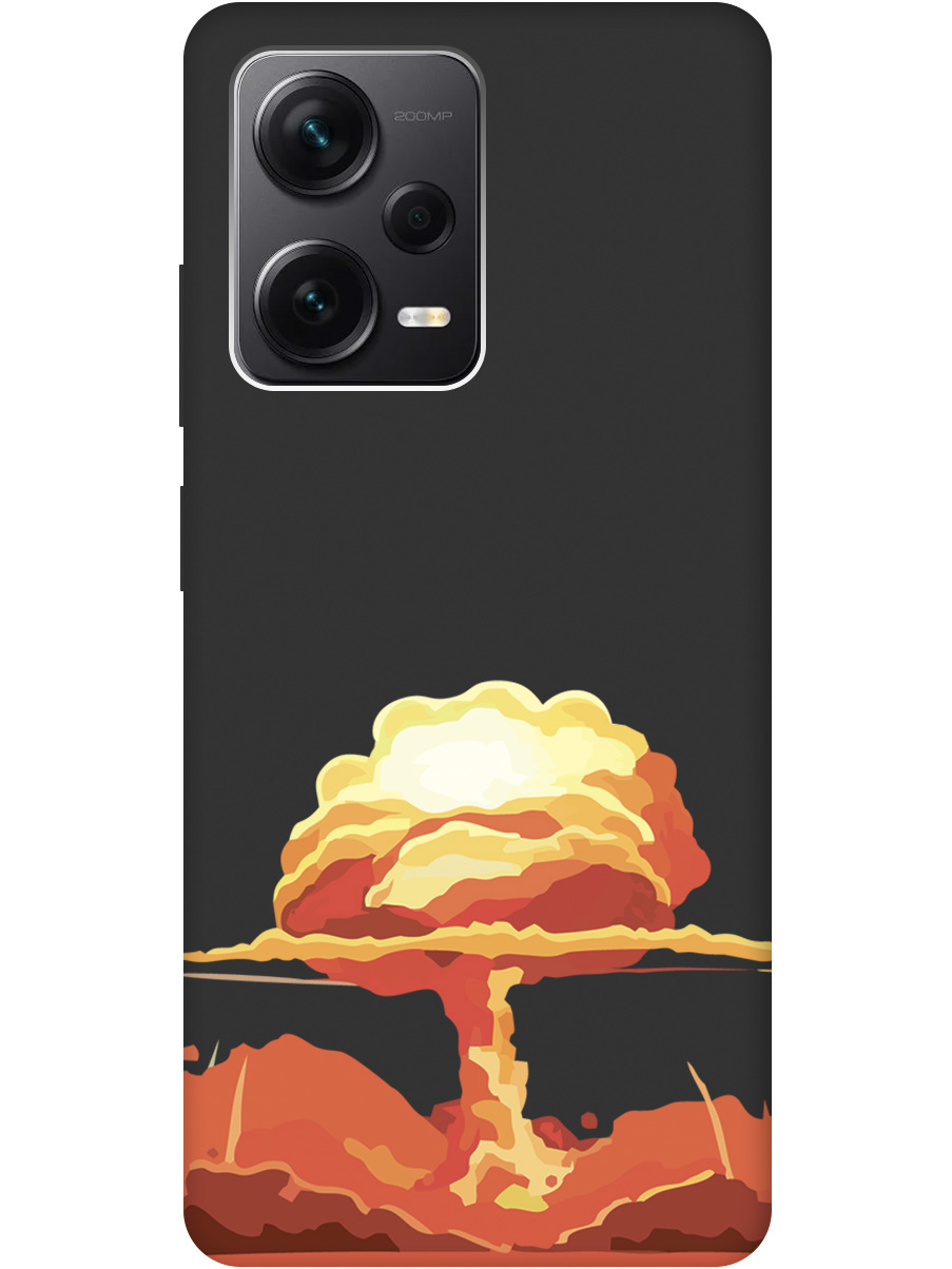 

Чехол на Redmi Note 12 Pro/Redmi Note 12 Pro+/Redmi Note 12 матовый Explorer "Boom", Черный;красный, 20000121