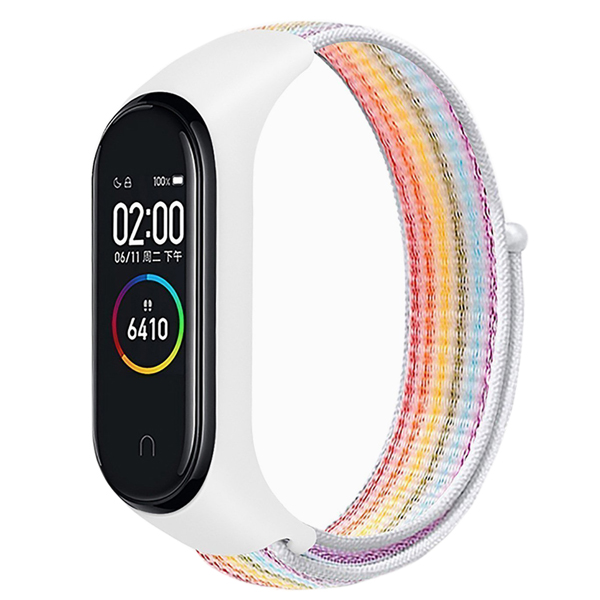 Ремешок Xiaomi Mi Band 3, Mi Band 4 спортивный на липучке <разноцветный>