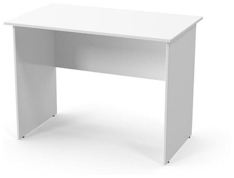 

Стол прямоугольный компьютерный 100 см Линия Мебели Белый