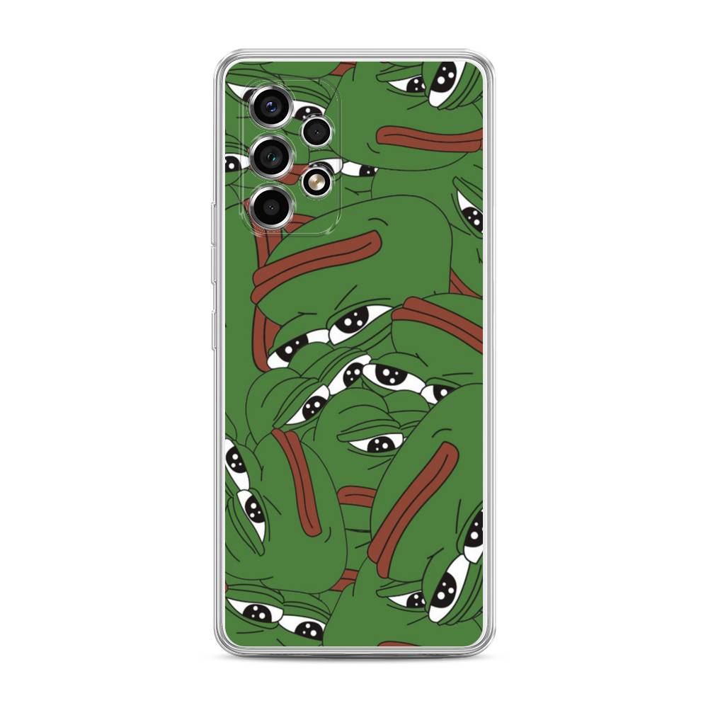 

Чехол Awog на Samsung Galaxy A53 / Самсунг A53 "Печальный frog", Зеленый;белый, 2104550-9