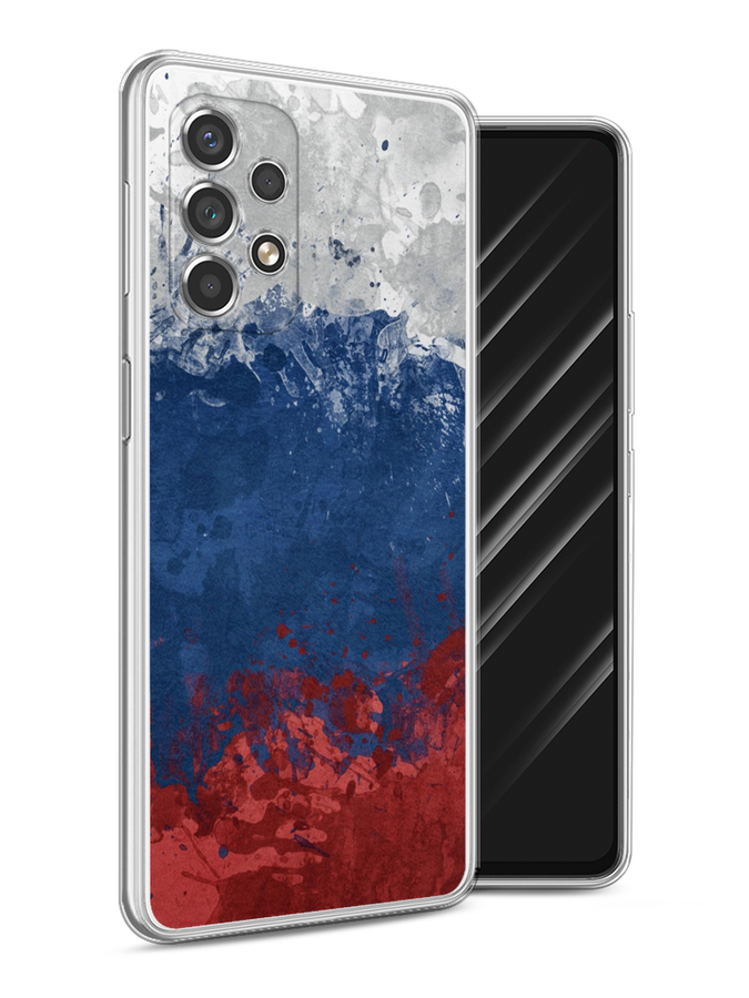 

Чехол Awog на Samsung Galaxy A53 / Самсунг A53 "Флаг России неровный", Белый;синий;красный, 2104550-5