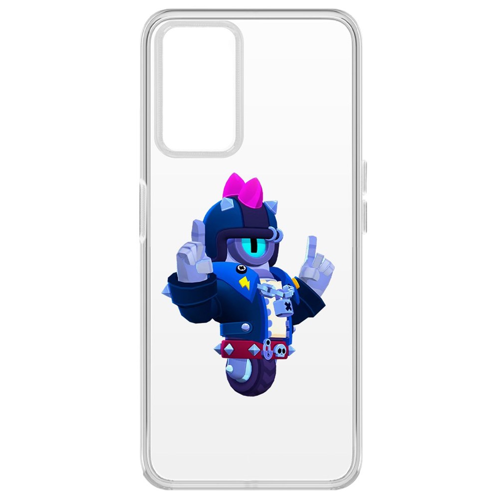 

Чехол-накладка Brawl Stars-Дикий Сту для Realme 9i, Прозрачный
