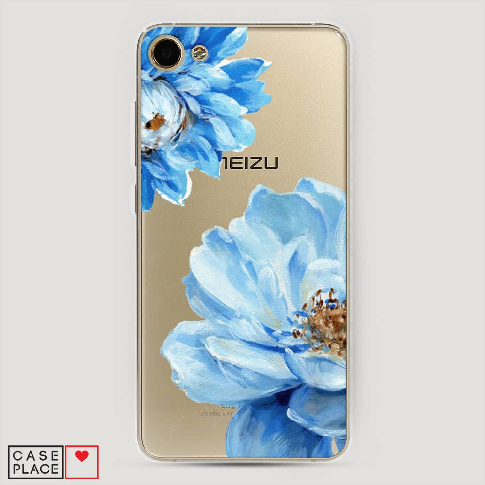 

Чехол Awog на Meizu U10 "Голубые клематисы", Голубой, 71250-8