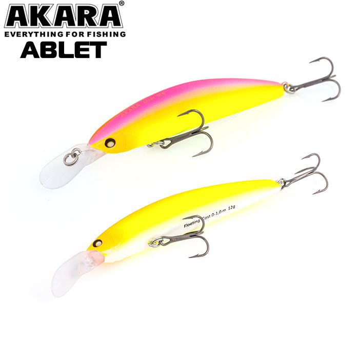 

Воблер Akara Ablet 90S 14 гр 1/2 oz 3,5 in A169, Разноцветный, Ablet