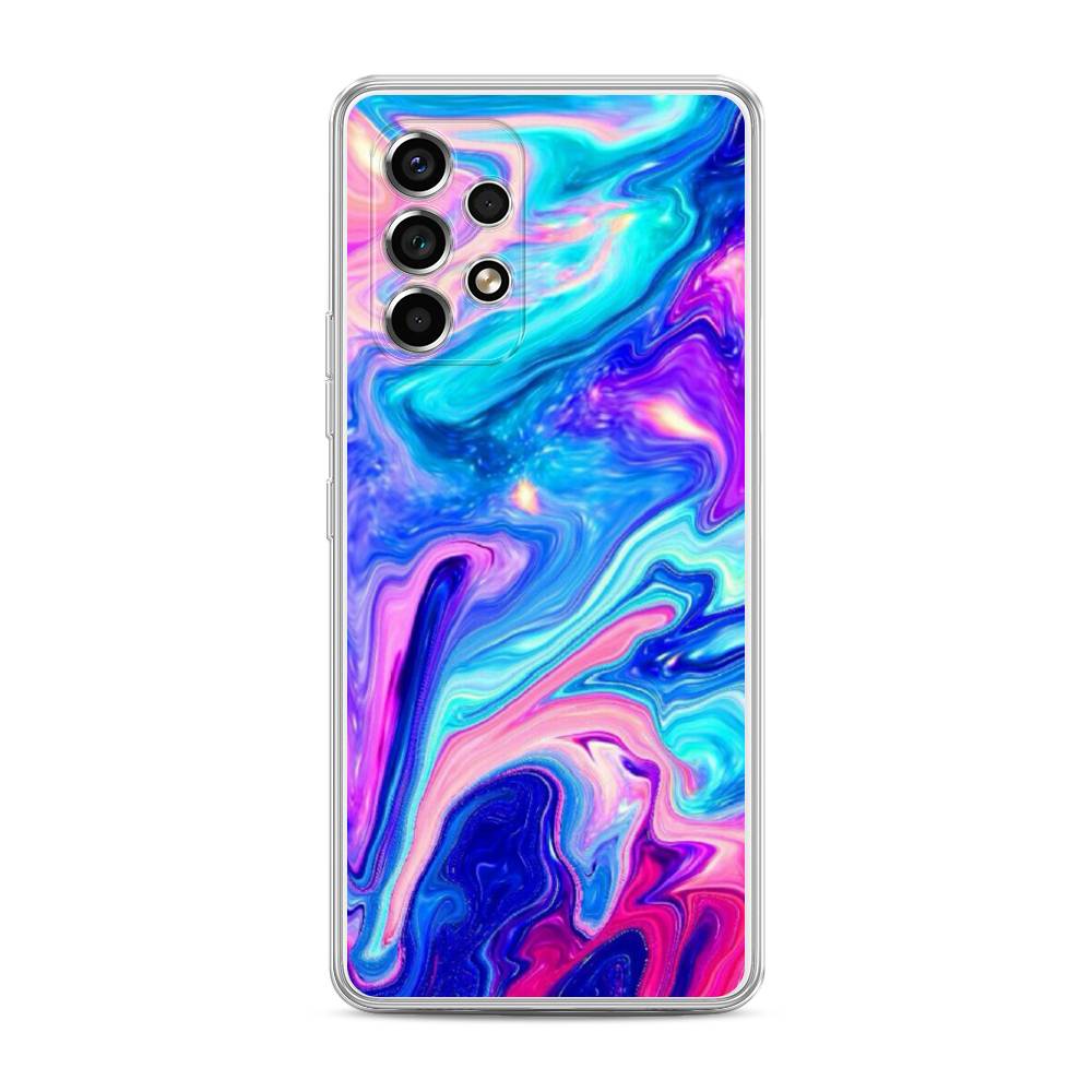 фото Чехол awog "потеки краски" для samsung galaxy a53