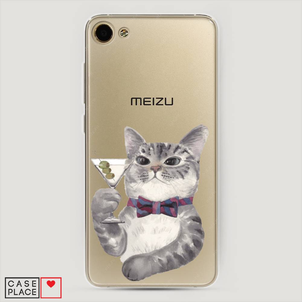 

Чехол Awog "Кот джентльмен" для Meizu U10