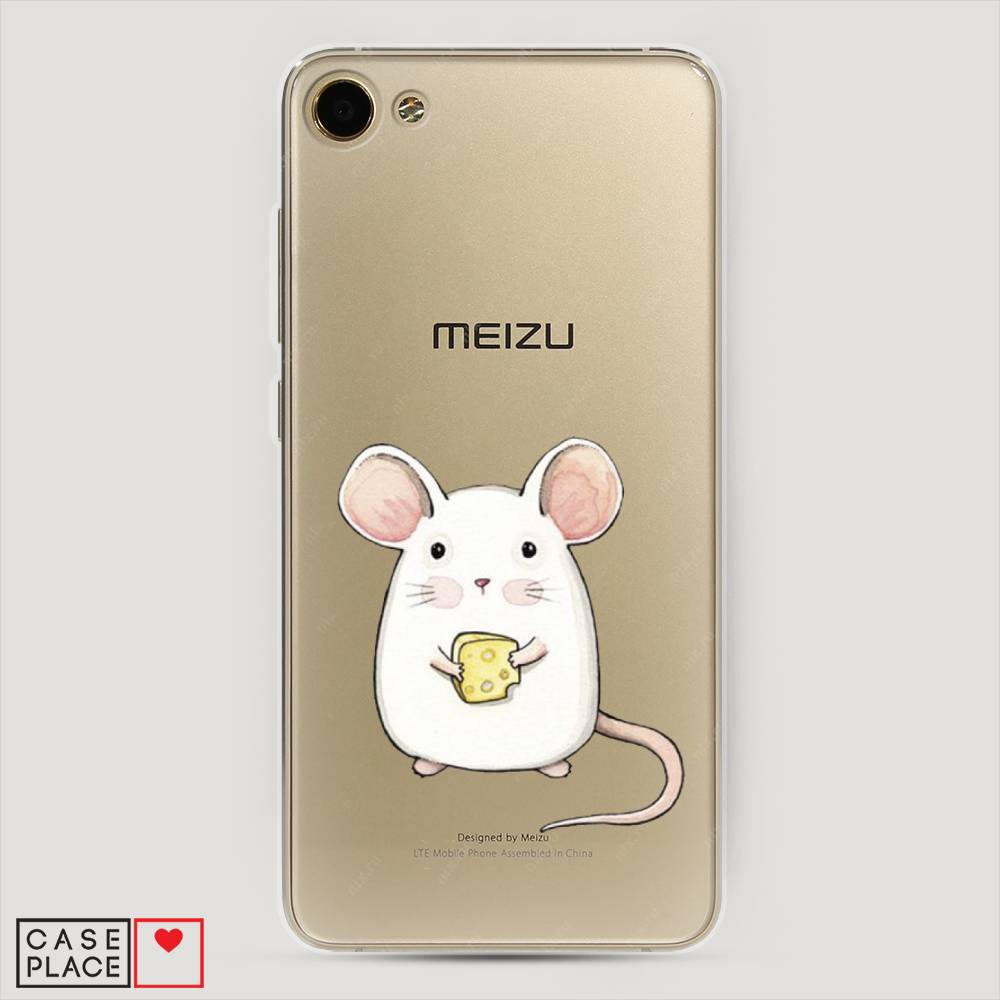 

Чехол Awog на Meizu U10 "Мышка", Белый;розовый;прозрачный, 71250-1