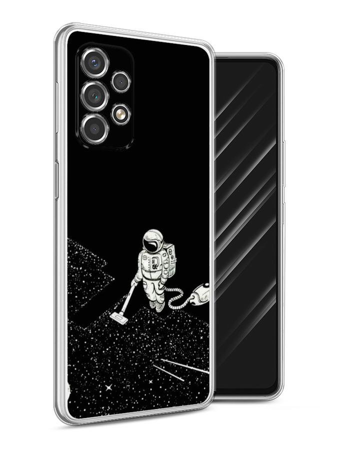 

Чехол Awog на Samsung Galaxy A53 / Самсунг A53 "Космонавт с пылесосом", Белый, 2104550-4