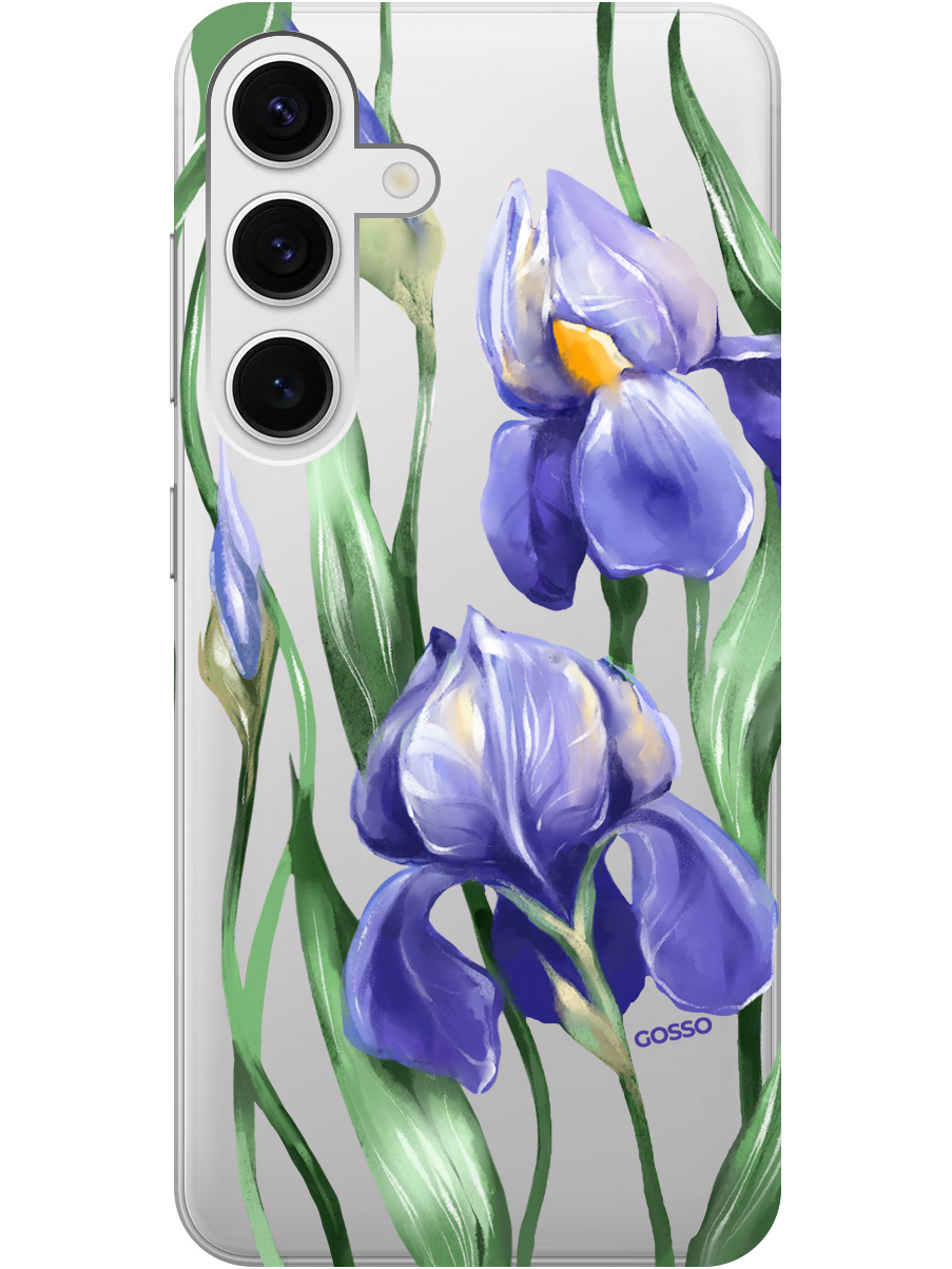 

Силиконовый чехол на Samsung Galaxy S24 с рисунком "Amazing Irises" прозрачный, Прозрачный;белый;синий, 20011913