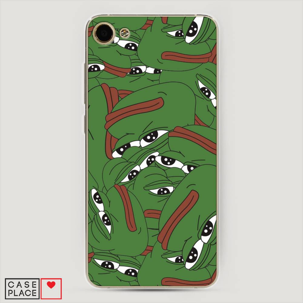 

Чехол Awog на Meizu U10 "Печальный frog", Зеленый;белый, 71250-9