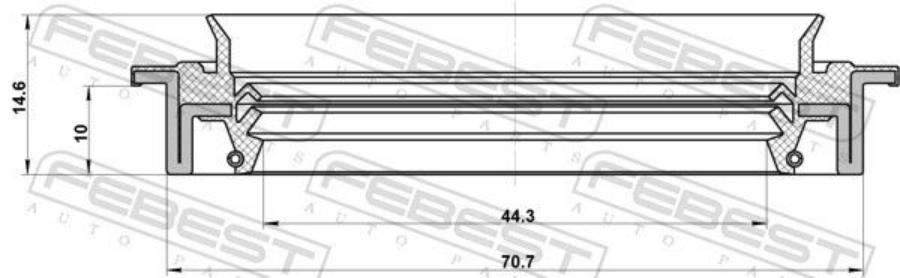 

Сальник привода FORD FEBEST 95JDS46701015C