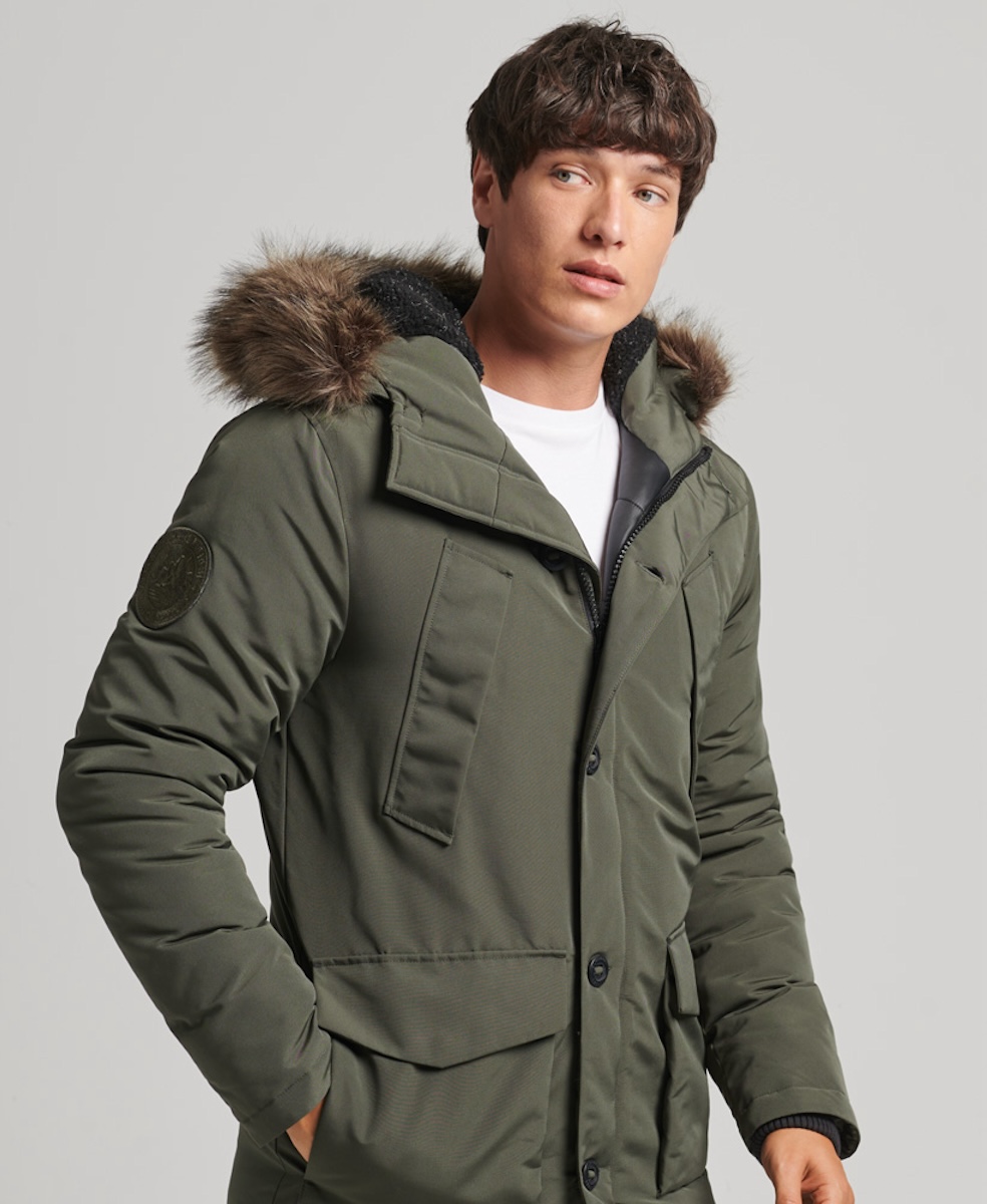 Парка мужская Superdry M5011573A зеленая L