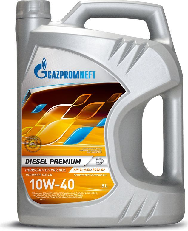 

Масло моторное Gazpromneft Diesel Premium 10W-40 5 л 2389901340
